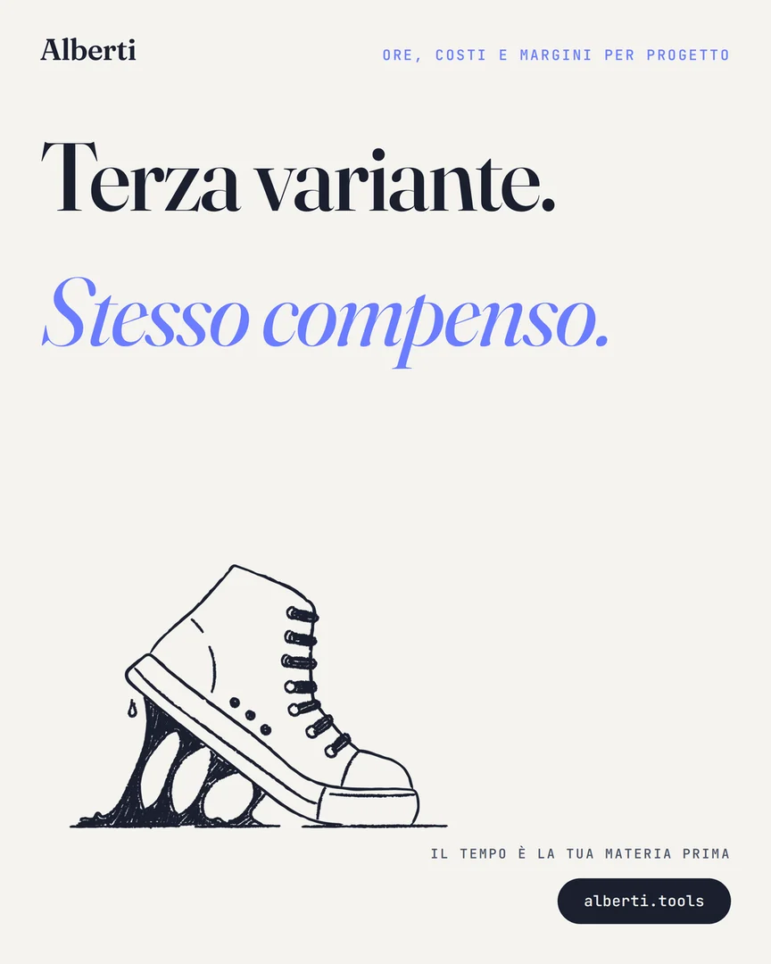 Terza variante. Stesso compenso.
