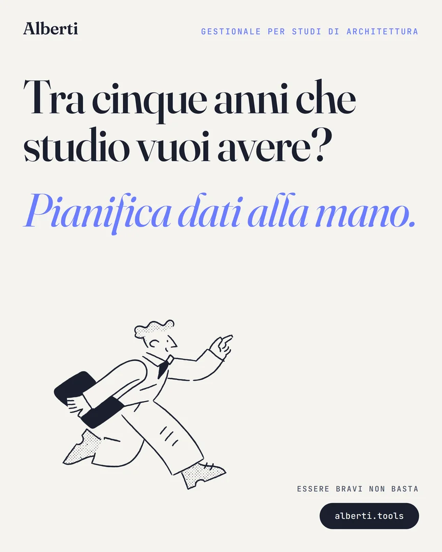 Tra cinque anni che studio vuoi avere? Pianifica dati alla mano.