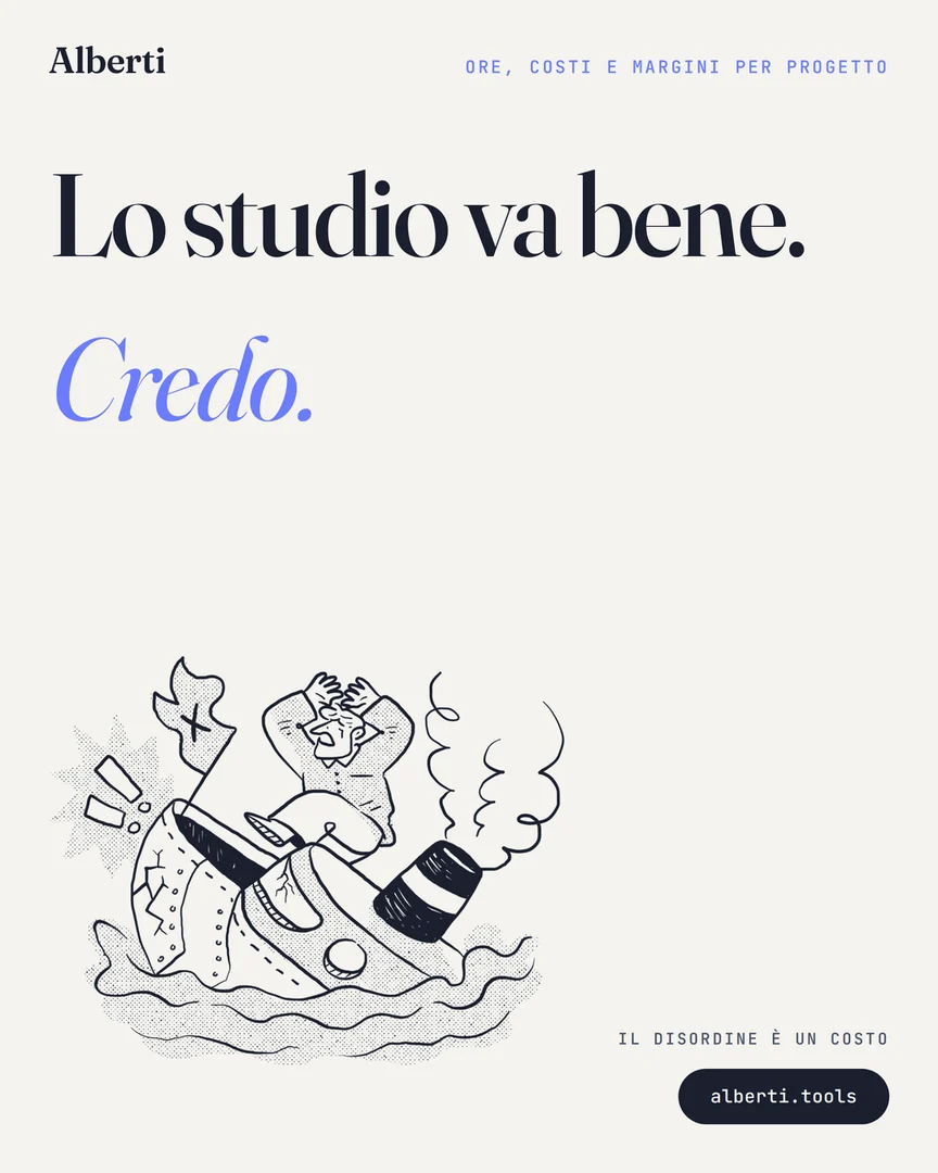 Lo studio va bene. Credo.
